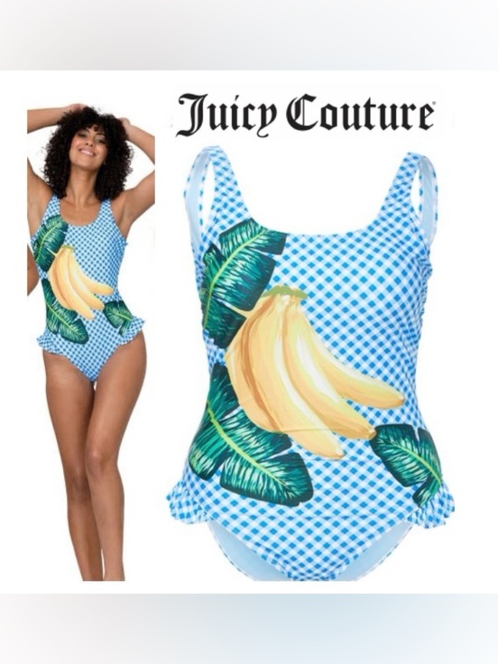 Juicy couture one piece swimsuit size M NWT